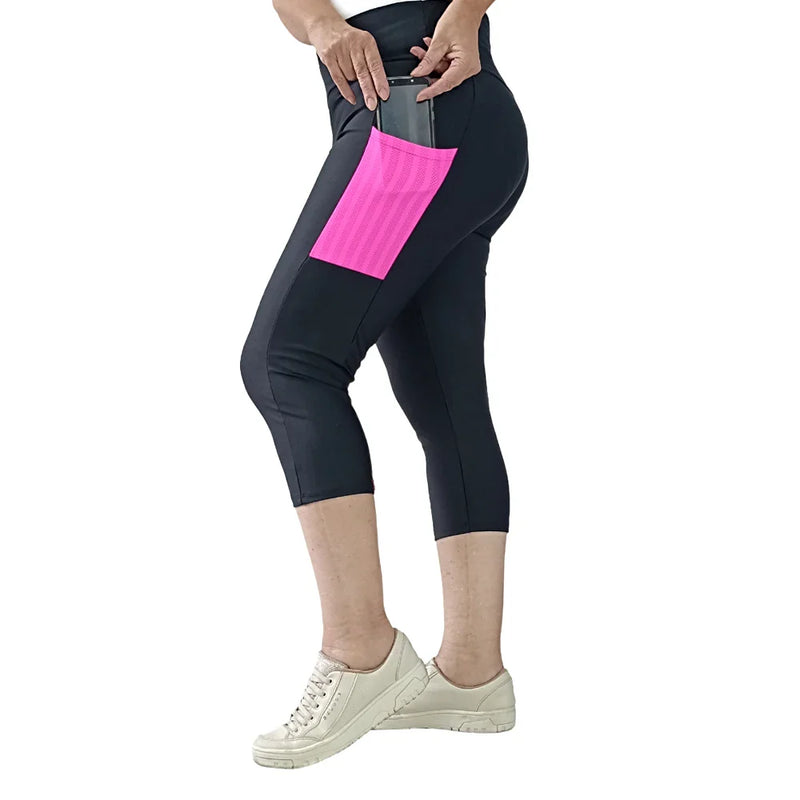 Legging Capri com Bolso